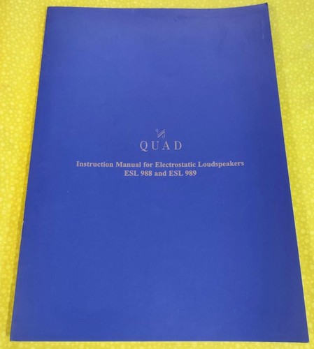 Quad esl 988 - esl, 989